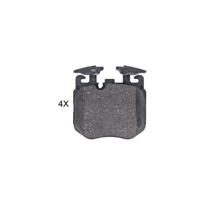 A.B.S. Jeu de 4 plaquettes de frein  ALL BRAKE SYSTEMS BV. 35144