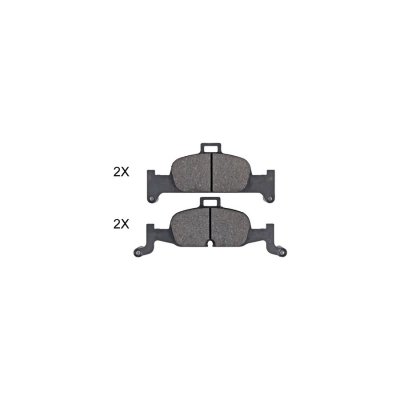 A.B.S. Jeu de 4 plaquettes de frein  ALL BRAKE SYSTEMS BV. 35148