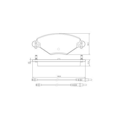 A.B.S. Jeu de 4 plaquettes de frein  ALL BRAKE SYSTEMS BV. 37277