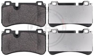 A.B.S. ALL BRAKE SYSTEMS BV. Jeu de 4 plaquettes de frein  37632