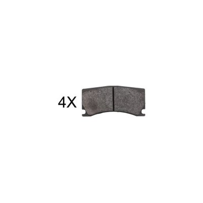 A.B.S. Jeu de 4 plaquettes de frein  ALL BRAKE SYSTEMS BV. 37765