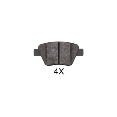 A.B.S. Jeu de 4 plaquettes de frein  ALL BRAKE SYSTEMS BV. 37784