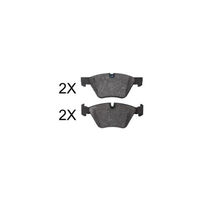 A.B.S. Jeu de 4 plaquettes de frein  ALL BRAKE SYSTEMS BV. 37786