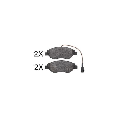 A.B.S. ALL BRAKE SYSTEMS BV. Jeu de 4 plaquettes de frein  37818