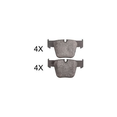 A.B.S. ALL BRAKE SYSTEMS BV. Jeu de 4 plaquettes de frein  37821