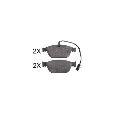 A.B.S. Jeu de 4 plaquettes de frein  ALL BRAKE SYSTEMS BV. 37855