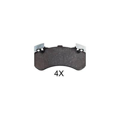 ABS Jeu de 4 plaquettes de frein A.B.S. ALL BRAKE SYSTEMS BV. 37894