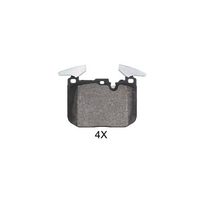 ABS Jeu de 4 plaquettes de frein A.B.S. ALL BRAKE SYSTEMS BV. 37954