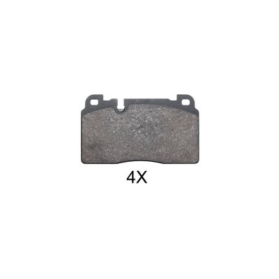 A.B.S. ALL BRAKE SYSTEMS BV. Jeu de 4 plaquettes de frein  37959