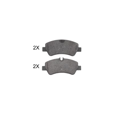 A.B.S. Jeu de 4 plaquettes de frein  ALL BRAKE SYSTEMS BV. 37966