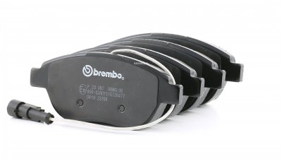 BREMBO Jeu de 4 plaquettes de frein  P 23 087