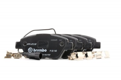 BREMBO Jeu de 4 plaquettes de frein  P 23 140