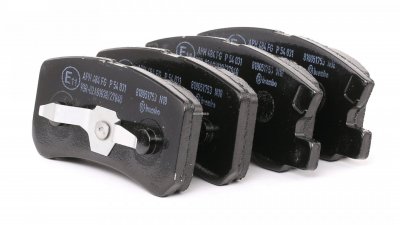 BREMBO Jeu de 4 plaquettes de frein  P 54 031