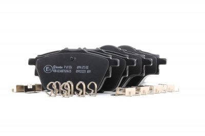 BREMBO Jeu de 4 plaquettes de frein  P 61 124