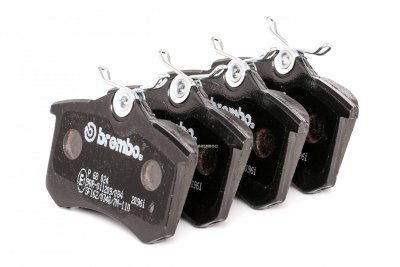 BREMBO Jeu de 4 plaquettes de frein  P 68 024