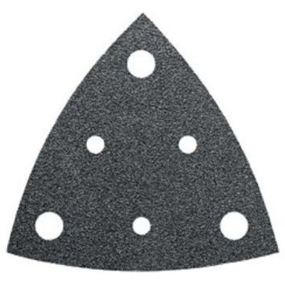 FEIN Jeu De 5 Triangles Abrasifs Perfor&eacute;s Grain 120  63717112017