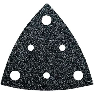 FEIN Jeu De 5 Triangles Abrasifs Perfor&eacute;s Grain 80  63717110043