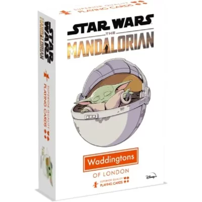 WINNING MOVES Jeu De 54 Cartes Grogu - The Mandalorian - 