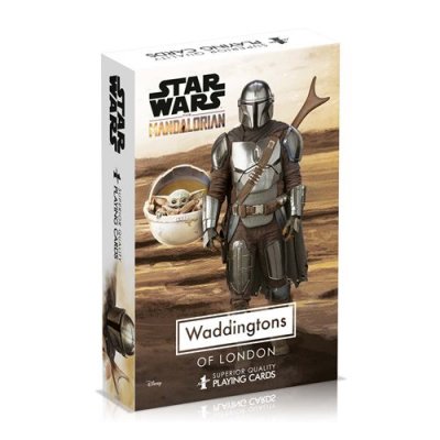 WINNING MOVES Jeu de 54 cartes Waddingtons Star Wars The Mandalorian