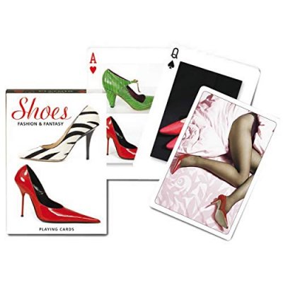 PIATNIK Jeu de 55 cartes CHAUSSURES  Multicolore