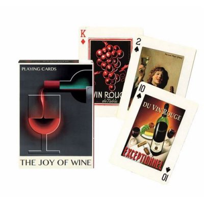 PIATNIK Jeu de 55 cartes STORY WINE  Multicolore
