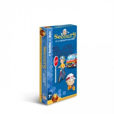 ABEILLES EDITIONS Jeu de 7 familles SECOURY- la s&eacute;curit&eacute; routi&egrave;re