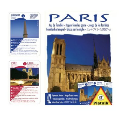 PIATNIK Jeu de 7 familles Souvenir de Paris