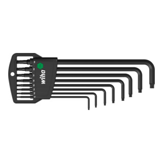 WIHA Jeu de 8 cl&eacute;s males Torx t&ecirc;tes sph&eacute;riques angle 25 910152025273040