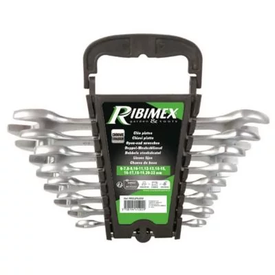 RIBIMEX Jeu de 8 cles plates, prcleplax8 PRCLEPLAX8
