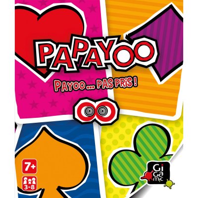 GIGAMIC Jeu de carte -  - Papayoo - Multicolore - 3 joueurs ou plus - Livr&eacute; mont&eacute;
