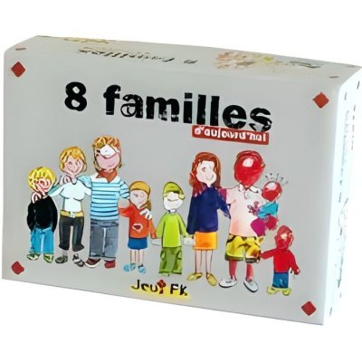 JEUX FK Jeu de cartes 8 familles d'aujourd'hui