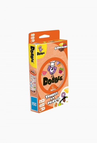 ASMODEE Jeu de cartes  Dobble Gourmandise 