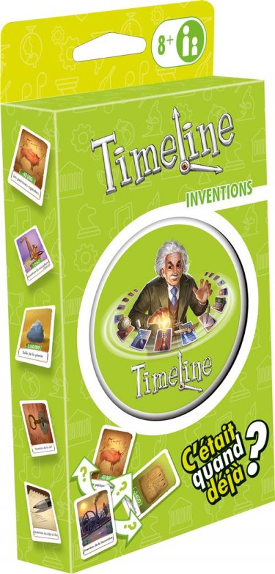 ASMODEE Jeu de cartes  Timeline Inventions 