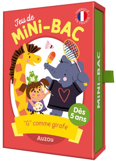 AUZOU Jeu de cartes  Jeu du mini-bac 