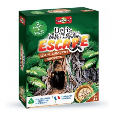 BIOVIVA Jeu de cartes  D&eacute;fis Nature Escape Exploration Secr&egrave;te 