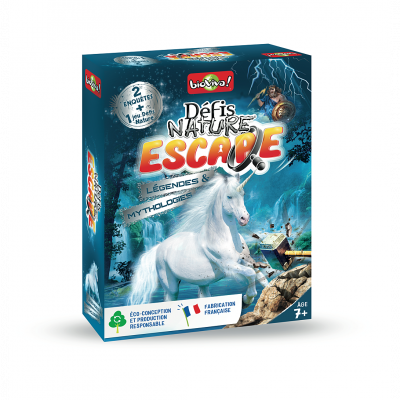 BIOVIVA Jeu de cartes  D&eacute;fis Nature escape L&eacute;gendes et mythologie