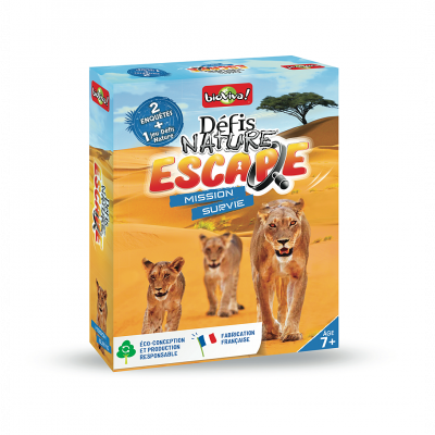 BIOVIVA Jeu de cartes  D&eacute;fis Nature Espace Mission survie 