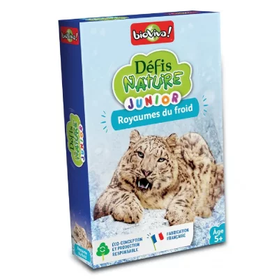 BIOVIVA Jeu de cartes  D&eacute;fis Nature junior Royaumes du froid