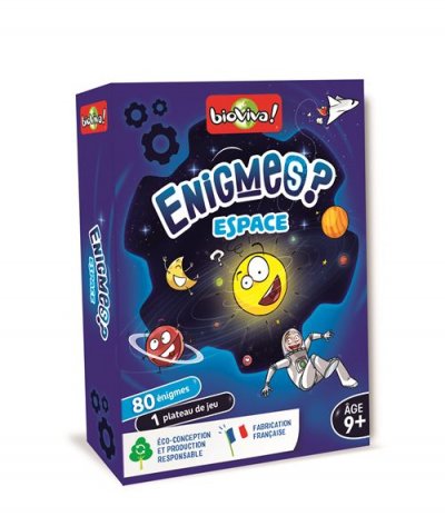 BIOVIVA Jeu de cartes  Enigmes Espace