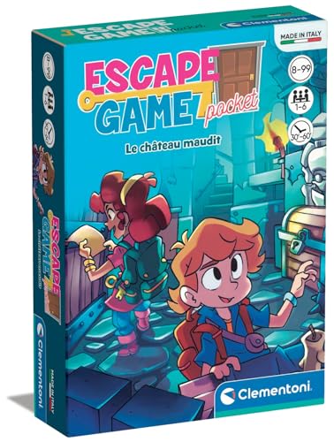 CLEMENTONI Jeu de cartes  52602 Escape Game Le Chateau 