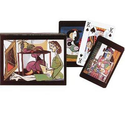 PIATNIK Jeu de cartes - Coffret de 2 x 55 cartes : Picasso