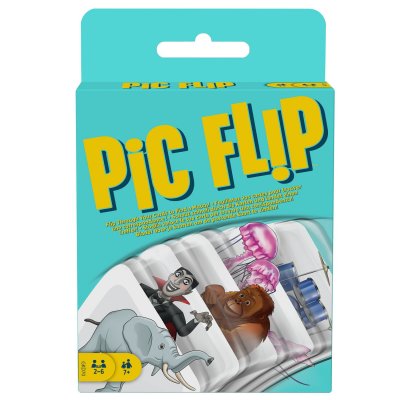 MATTEL Jeu de cartes Famille Pic Flip