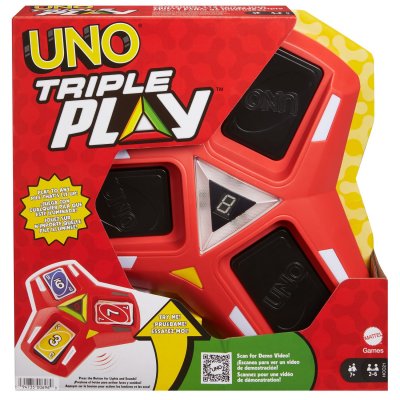 MATTEL Jeu de cartes Games Uno Triple Play 
