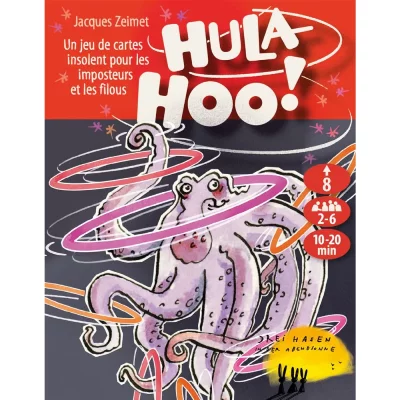 IELLO Jeu de Cartes Hula Hoo pour 6 Joueurs - Amusement et Strat&eacute;gie - Neuf