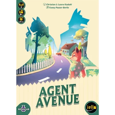 IELLO Jeu de cartes  Agent Avenue Division M bluff tactique