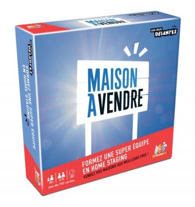 CARTAMUNDI Jeu de cartes les jeux d&eacute;jant&eacute;s maison &agrave; vendre 