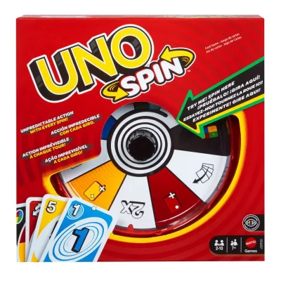 UNO Jeu de cartes - MATTEL GAMES -  Wizz - Roue interactive - &Agrave; partir de 7 ans - Mixte