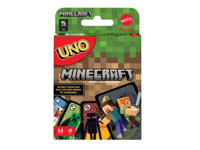 MATTEL Jeu De Cartes - Minecraft - Uno Minecraft