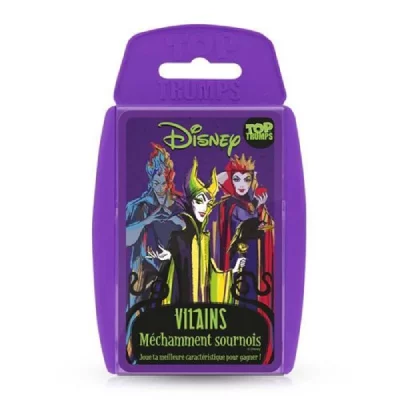 TOP TRUMPS Jeu de cartes  Disney Vilains