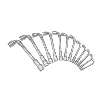 KS TOOLS Jeu de cl&eacute;s &agrave; pipe  - d&eacute;bouch&eacute;es - 12 pcs - 517.0442 517.0442